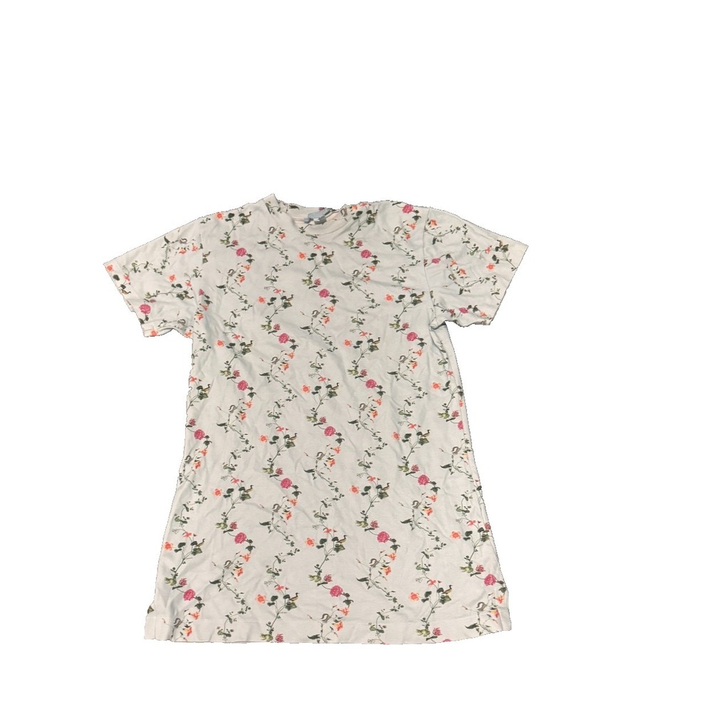 Hill House pajama dress pink floral multicolor XXS one piece Short Sleeve